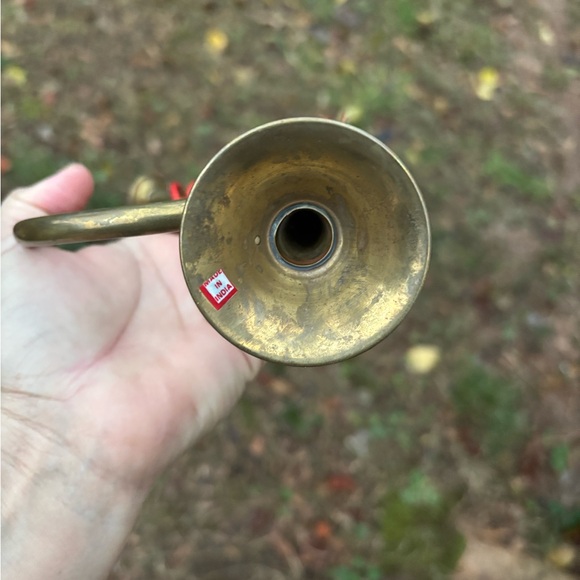 BRASS HORN VINTAGE CHRISTMAS ORNAMENT - Picture 8 of 11